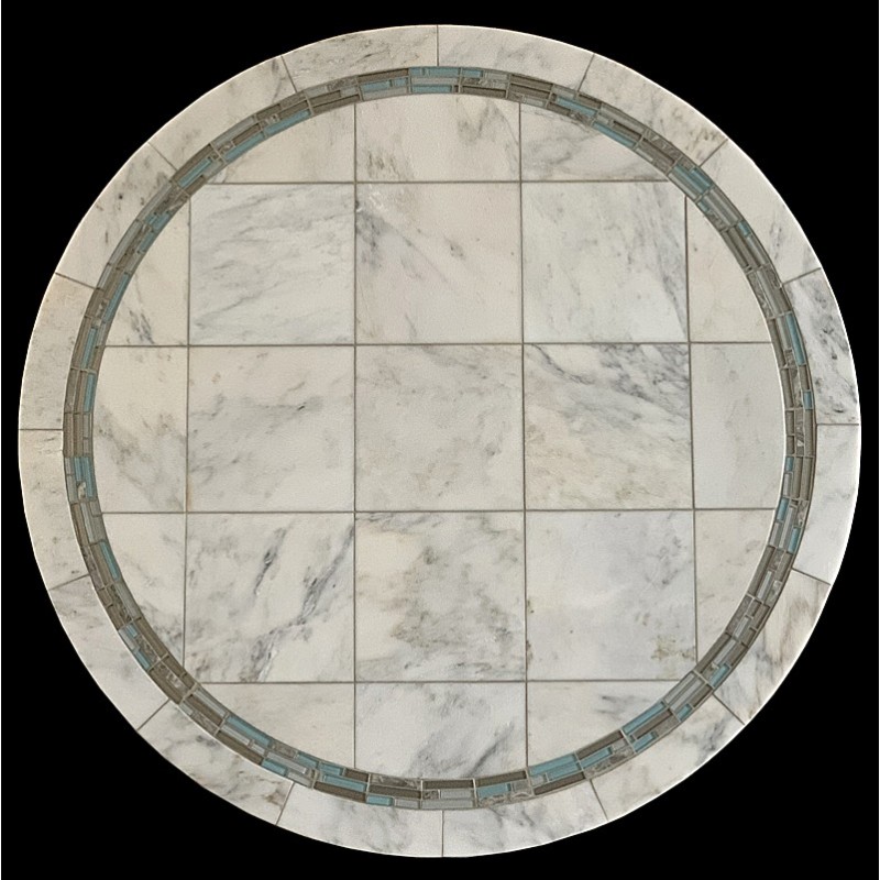 Alba Aqua Mosaic Table Top