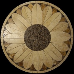Sunflower Mosaic Table Top