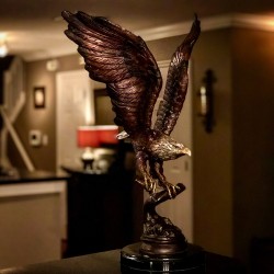 Bronze Table Top Bronze Flying Eagle
