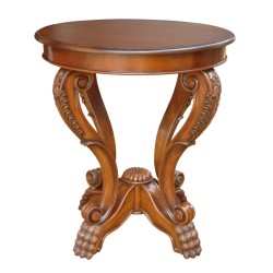 Victorian Claw Feet Side, Pedestal or Entryway Table