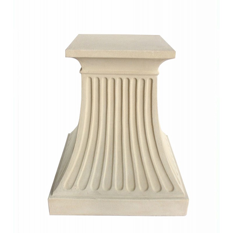 Fluted Limestone Dining Table Base