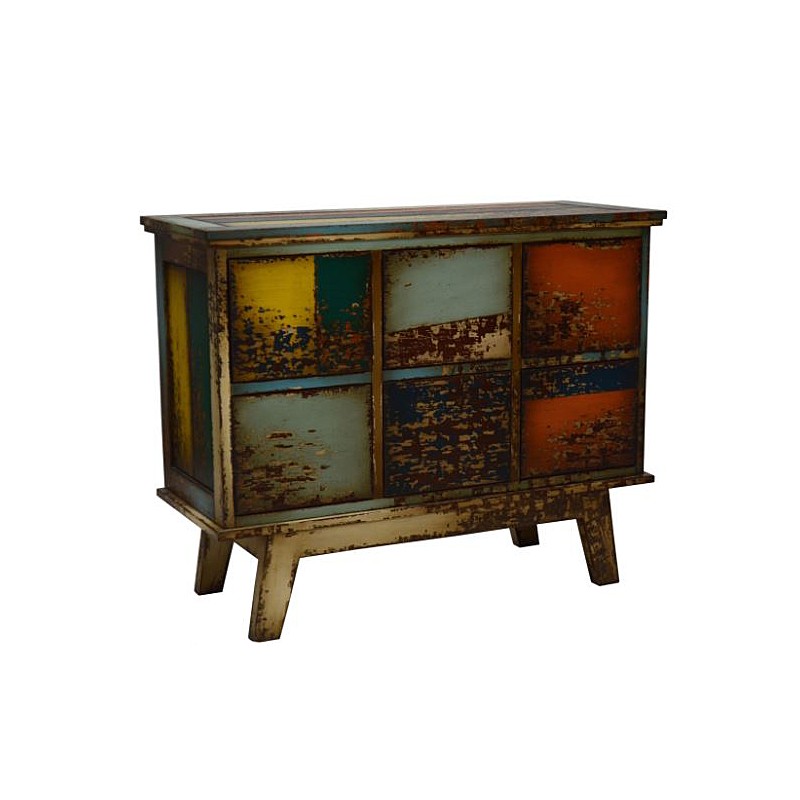 Artisan Custom Color Distressed Finished 6-Drawer Chest