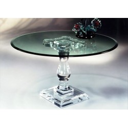 Corintian Acrylic Dining Table Base (with or without top)