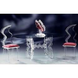 Twin Butterfly Acrylic Dining Table (with or without top)
