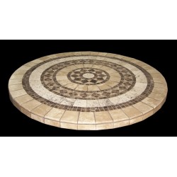 Canyon Mosaic Table Top - Side View