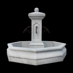 Marble Classic Octagonal Column Fountain