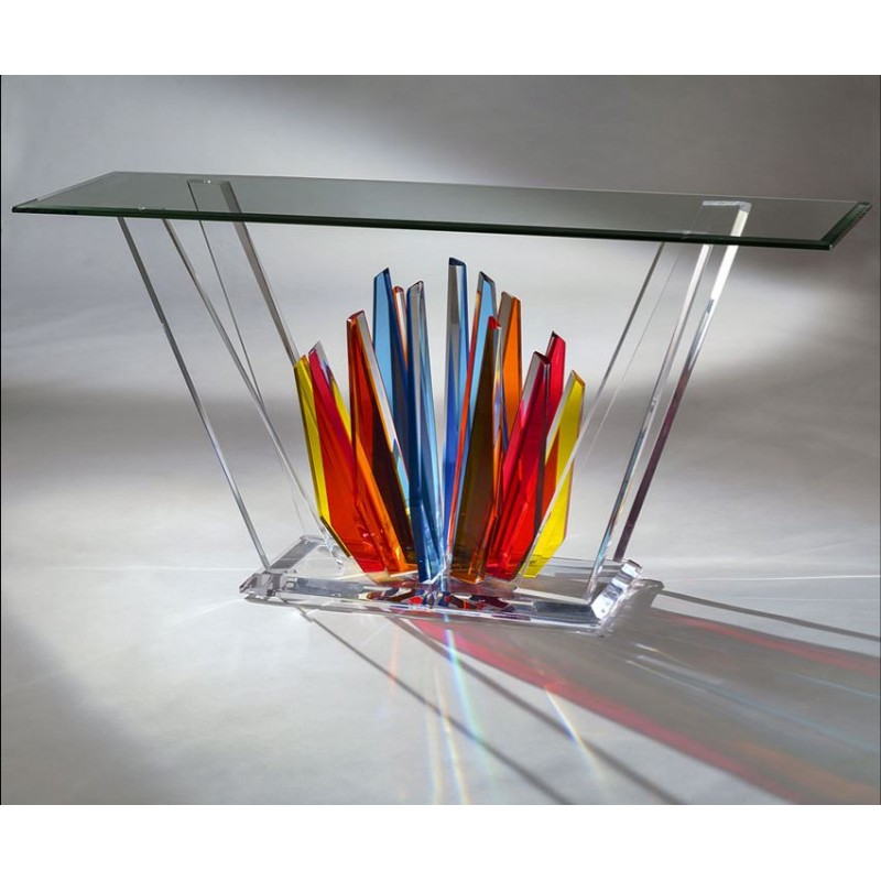 Starburst Acrylic Dining Table 12 Color Options (with or without top)