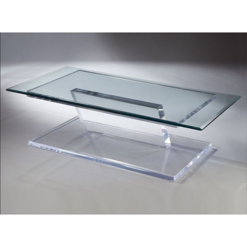 Floating Acrylic Coffee Table Base (with or without top)