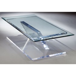 Floating Acrylic Coffee Table Base (with or without top)