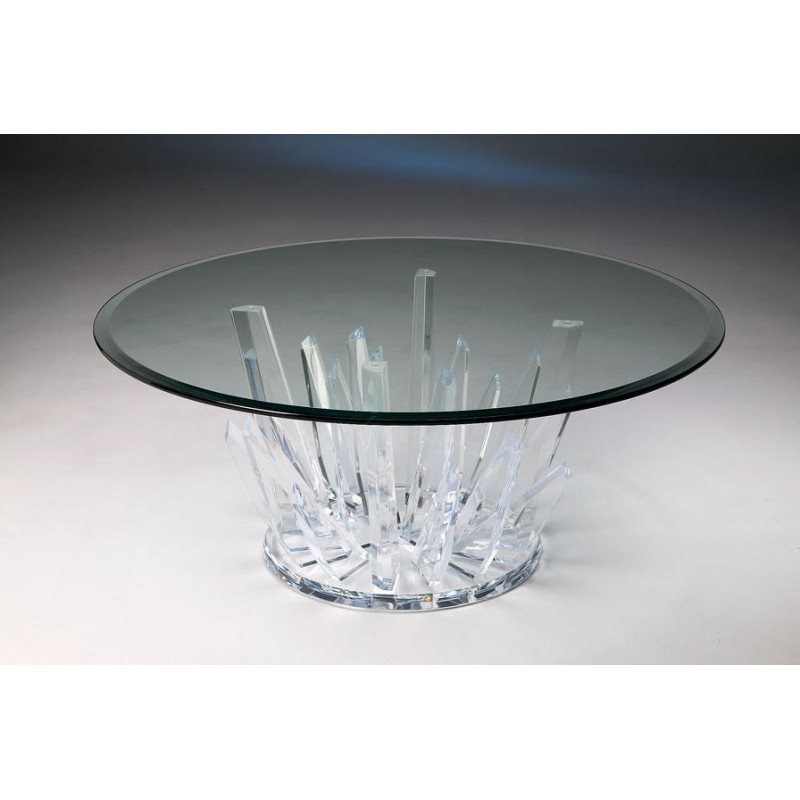 Burst Acrylic Coffee Table Base (with or without top)
