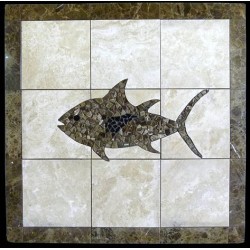 Tuna Mosaic Table Top