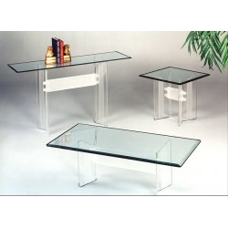 Crystallized Scallop Acrylic Coffee Table Base (with or without top)