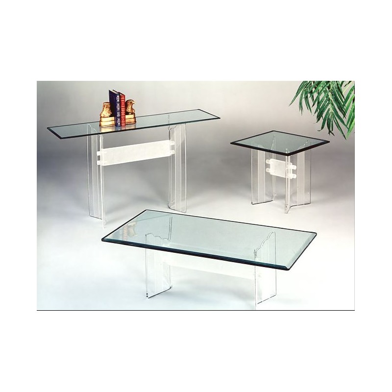 Crystallized Scallop Acrylic Coffee Table Base (with or without top)