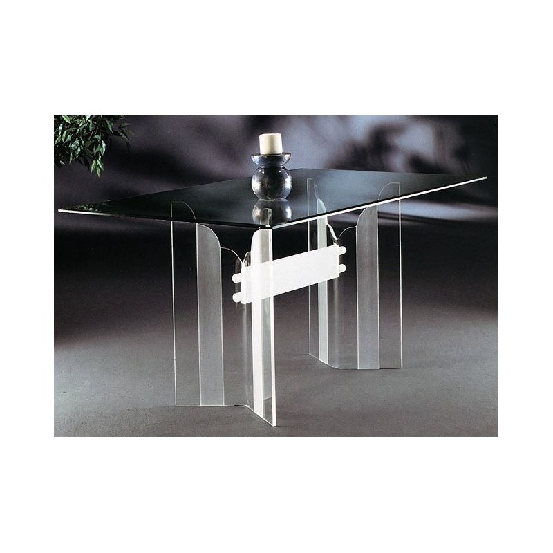 Crystallized Acrylic Dining Table (with or without top)