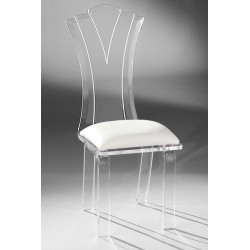 Acrylic Princess Dining Chair and Fabric Choices