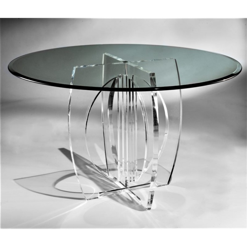 Olinda Acrylic Dining Table (with or without top)