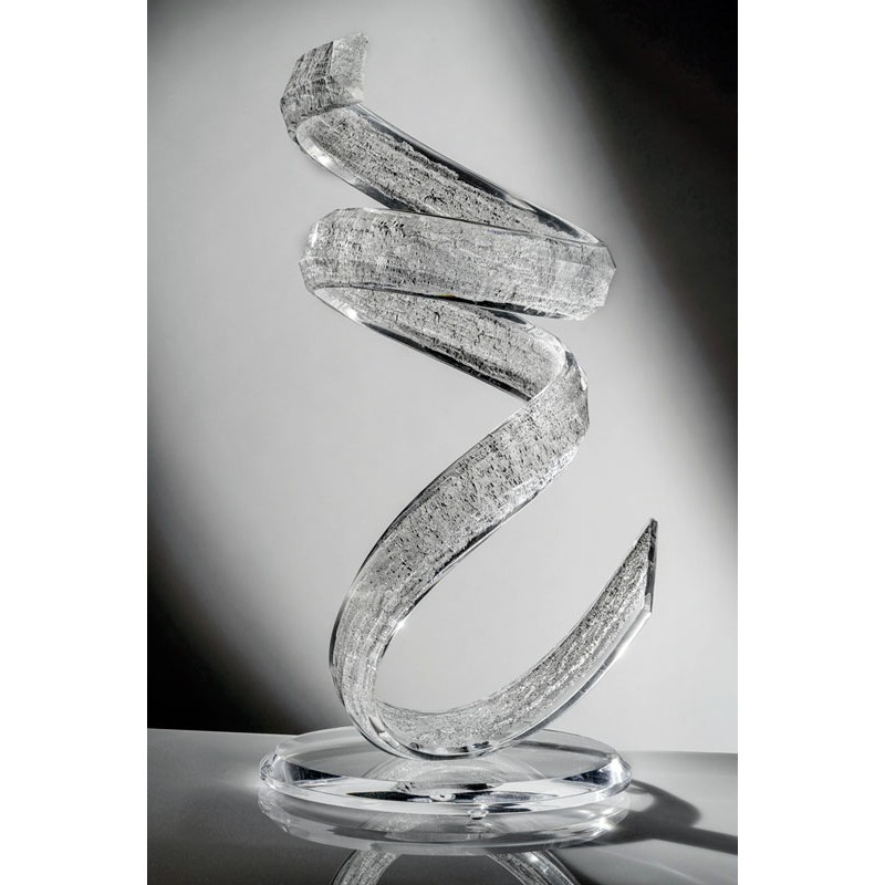 Water Spout Acrylic Crystallized Sculpture (with acrylic color choices)