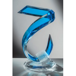 Tranquility Acrylic Sculpture (with acrylic color choices)