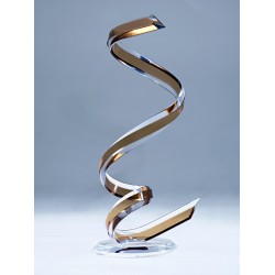 Ribbon Acrylic Sculpture (with acrylic color choices)