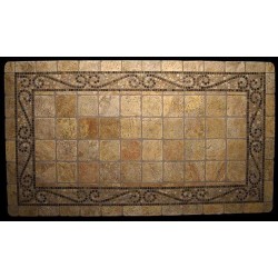 Ramses Stone Tile Dining Table - Top View