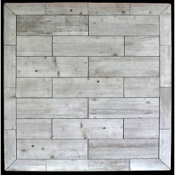 Vintage Stone Tile Dining Table - Top View