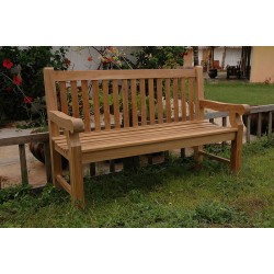 Devonshire 3-Seater Extra Thick Teak Bench