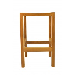 New Teak Wood Montego Backless Bar Chair