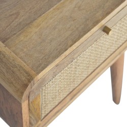 Close-Knit Woven Nightstand / Accent Table