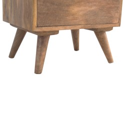 Gallery Back Nightstand with 3 Drawers