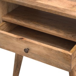 Modern Solid Wood Nightstand / Accent Table