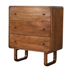 U-Shaped Legs Curved Chestnut Chest