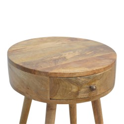 Nordic Circular Shaped Bedside Table