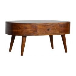 Chestnut Racetrack oval Coffee Table