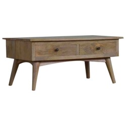 Nordic Style 2 Drawer Coffee Table