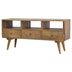 Nordic Style TV Unit with 3 Drawers