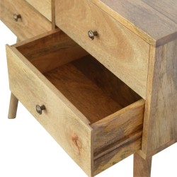 Nordic Style Console Table with 4 Drawers