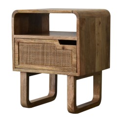 Close-Knit U-Shaped Legs Bedside / Accent Table