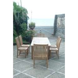 Bahama Chicago 7-Pieces Dining Set Chair B