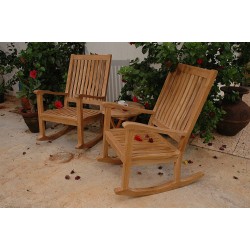 Del-Amo Bahama 3-Pieces Set with Folding Round Side Table