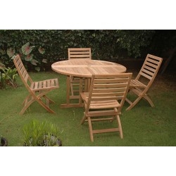 Andrew Butterfly Folding 5-pieces Dining Set