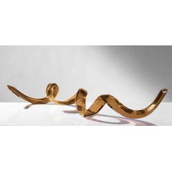 Event Horizon Long Copper Color Acrylic Sculpture