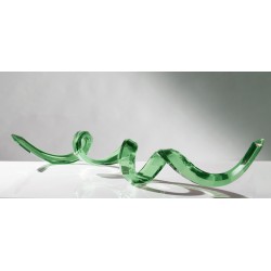 Event Horizon Long Olive Color Acrylic Sculpture