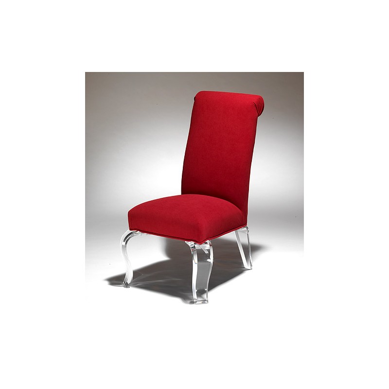 Austria Acrylic Dining Chair (acrylic color and fabric options)