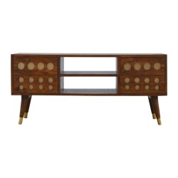 Brass Inlay Cut Out Media Unit