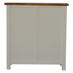 2 Toned Kitchen Cabinet with 3 Drawer, 2 Open Shelves