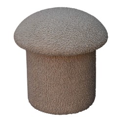 Mud Boucle Mushroom Footstool