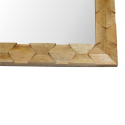 Pineapple Carved Square Mirror Frame