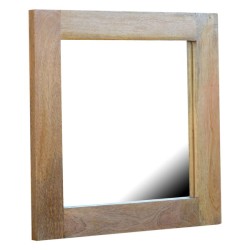 Square Wooden Frame with Mirror