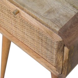 Mini Woven Bedside / Accent Table