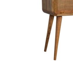Mini Woven Bedside / Accent Table